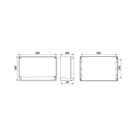 METE ENERJİ 180X280X100 ALÜMİNYUM BUAT 402542
