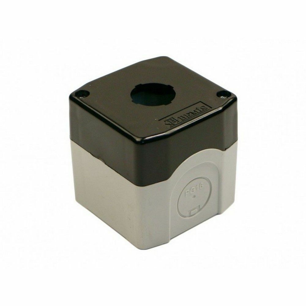 BEMİS BT3-1000-0002 1Lİ BUTON KUTUSU (SİYAH)