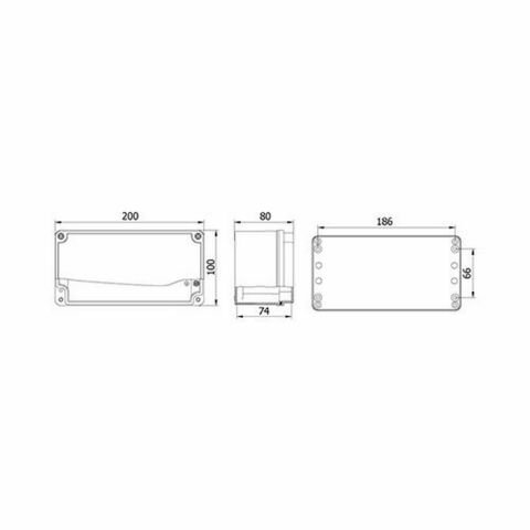METE ENERJİ 100X200X80 ALÜMİNYUM BUAT 402560