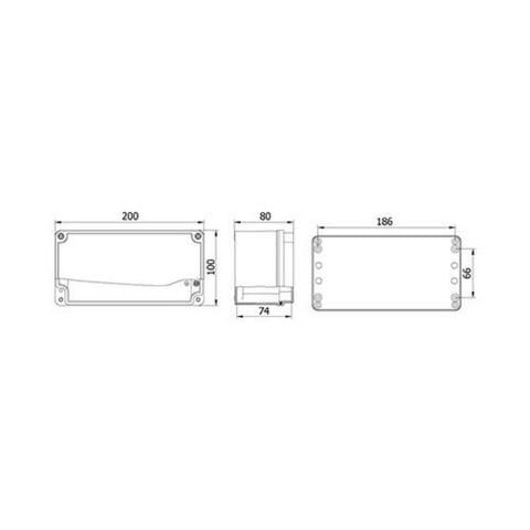 METE ENERJİ 100X200X80 ALÜMİNYUM BUAT 402560