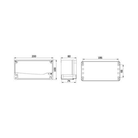 METE ENERJİ 100X200X80 ALÜMİNYUM BUAT 402560