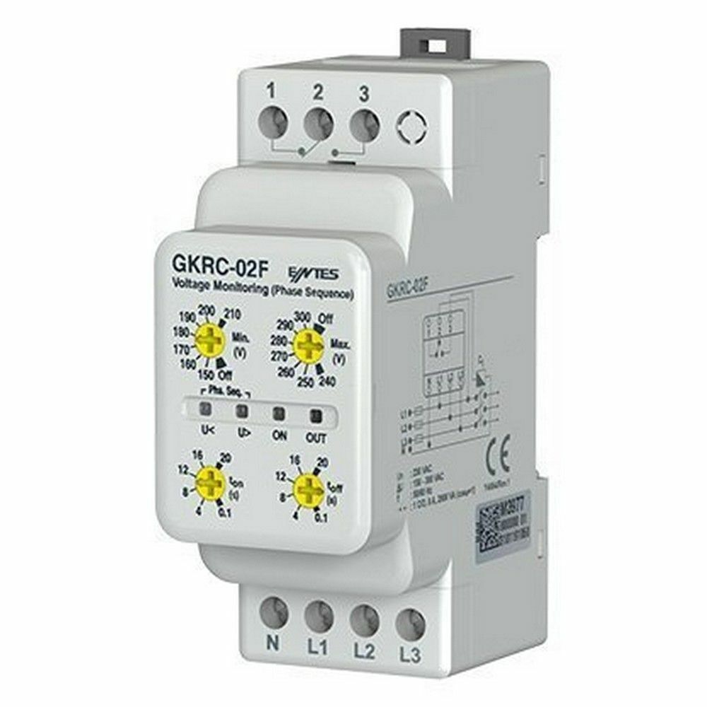 ENTES M3958 GKRC-02F GERİLİM KORUMA RÖLESİ