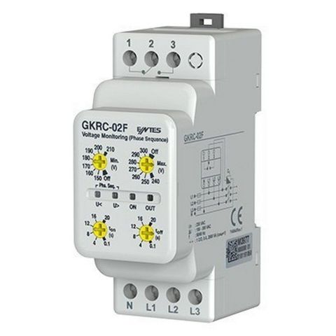 ENTES M3958 GKRC-02F GERİLİM KORUMA RÖLESİ
