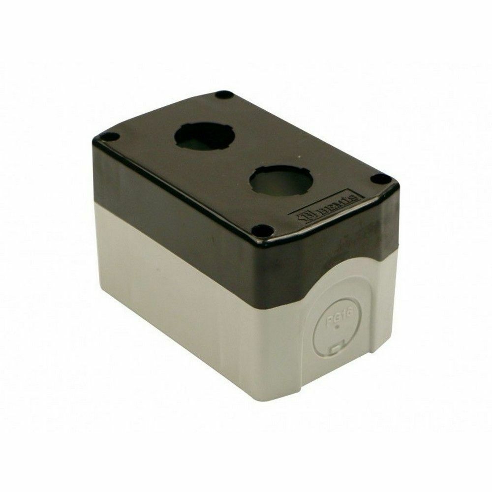 BEMİS BT3-2000-0002 2Lİ BUTON KUTUSU (SİYAH)