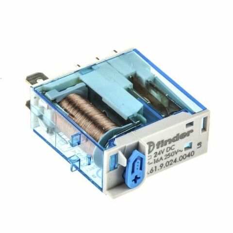FINDER F.46.61.9.024.0040 SOKET TİPİN AGNİ 1 CO 16A 24 VDC MERK KİLİT+ GÖS.