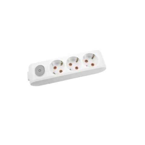 VİKO 90117300 MULTİ-LET 3'LÜ ANAHTARLI TOPRAKLI GRUP PRİZ KLEMENSLİ
