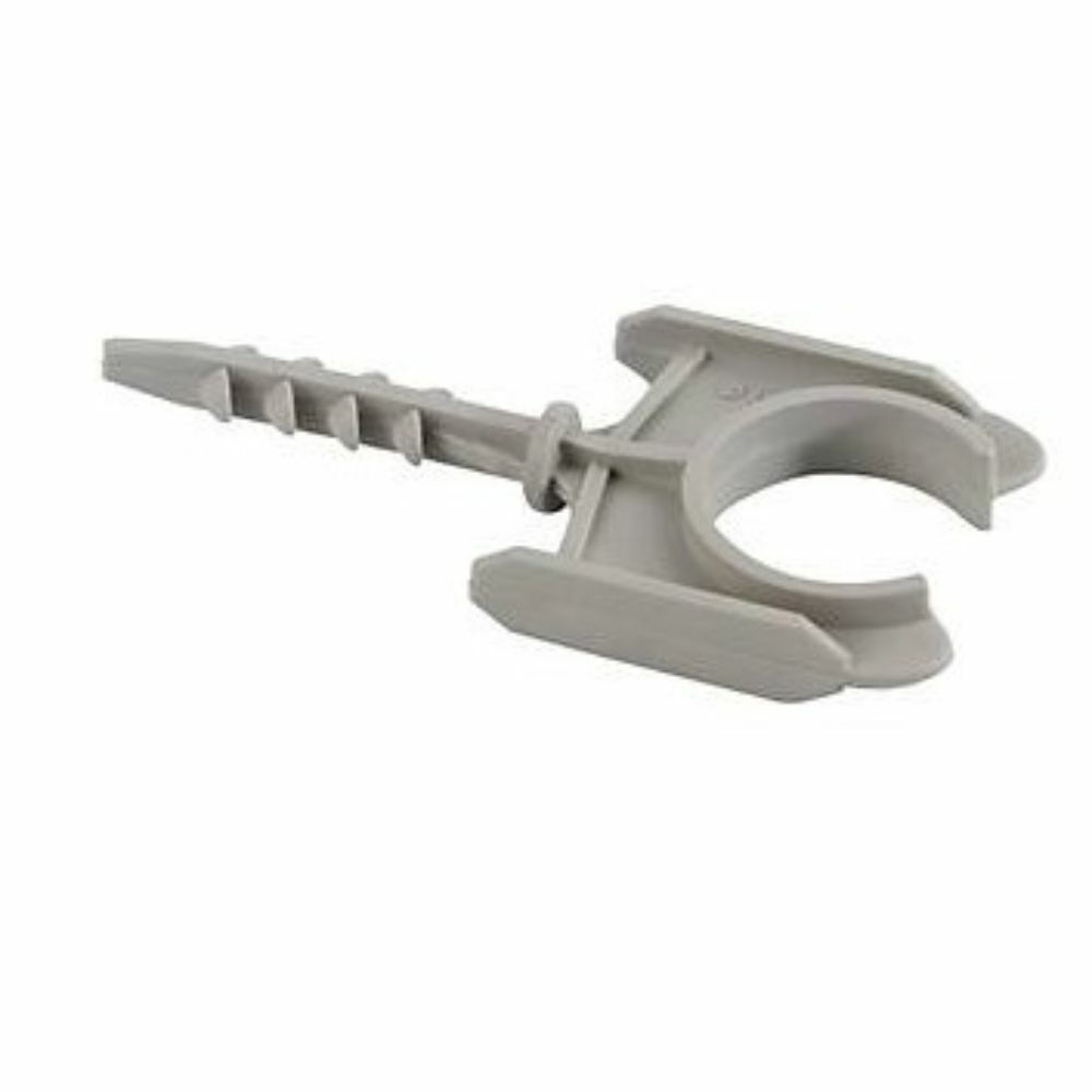 MUTLUSAN BORU KELEPÇESİ(16 LIK )(GRİ)(DÜBELLİ) (100 ADET)