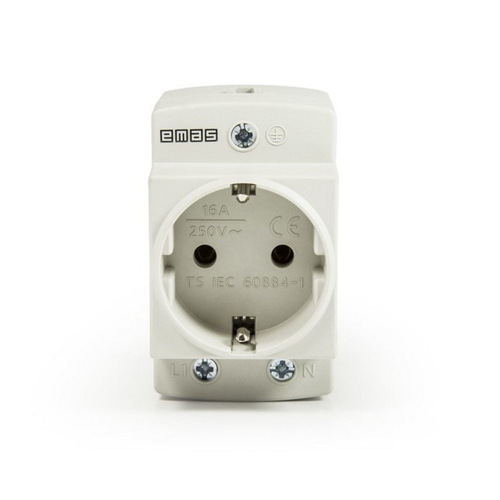 EMAS RAY TİPİ LEDLİ TOPRAKLI PANO PRİZİ EPREU2GL