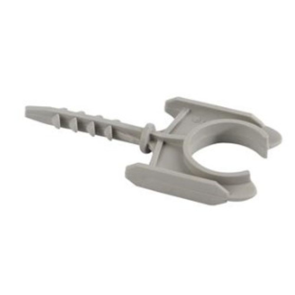 MUTLUSAN BORU KELEPÇESİ(25 LİK)(GRİ)(DÜBELLİ) (100 ADET)