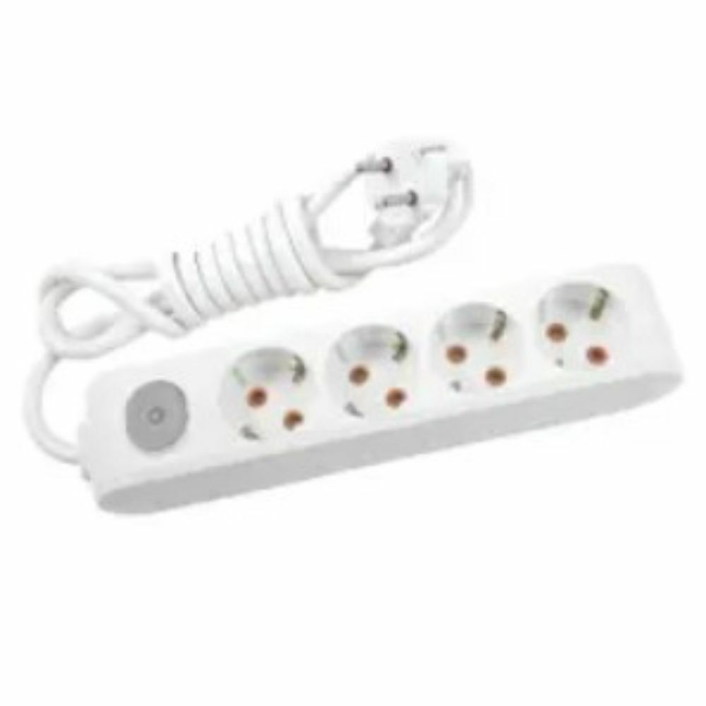 VİKO 4LÜ 3M KABLOLU ÇOCUK KORUMALI ANAHTARLI MULTİ-LET GRUP PRİZ-90117403
