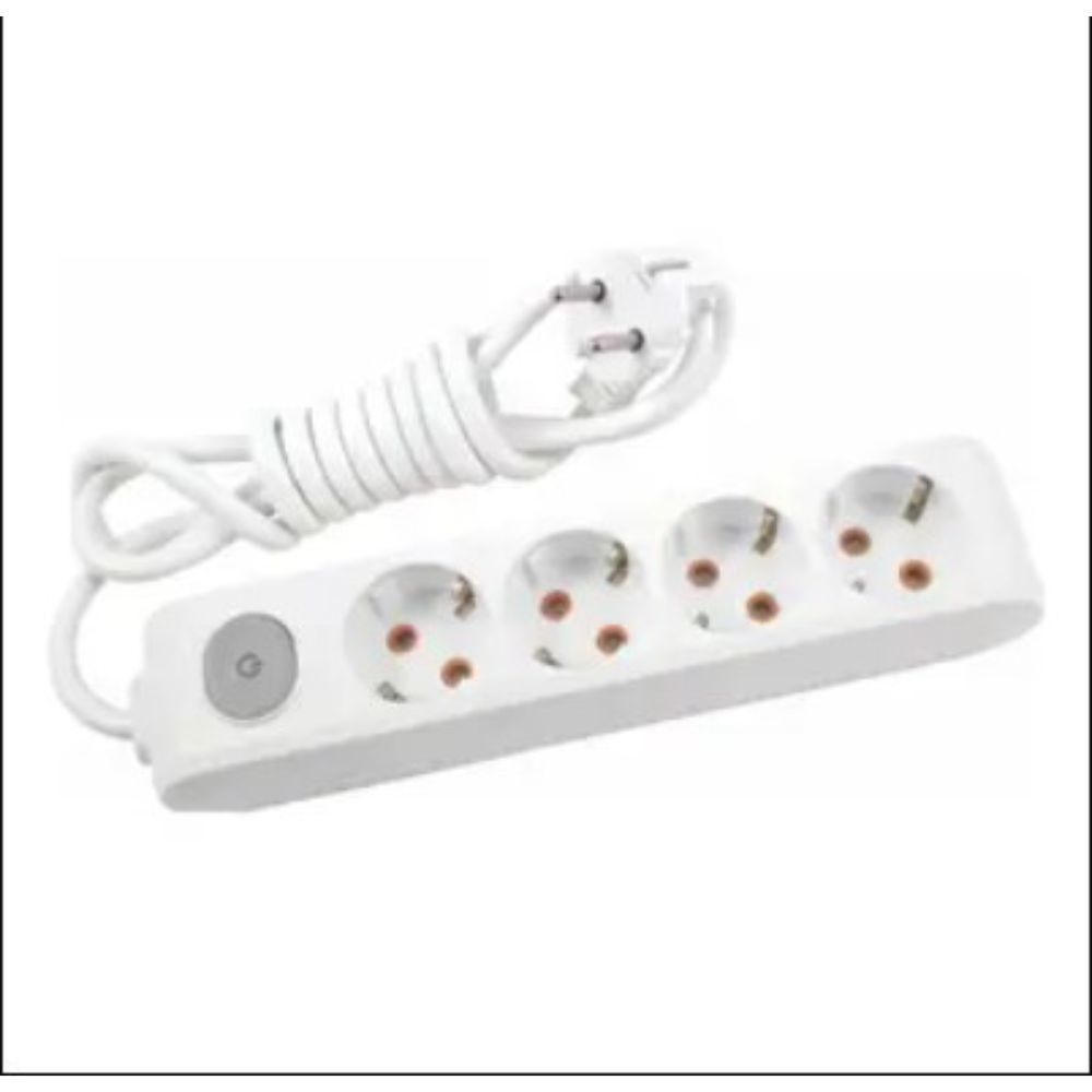 VİKO 4LÜ 5M KABLOLU ÇOCUK KORUMALI ANAHTARLI MULTİ-LET GRUP PRİZ-90117405