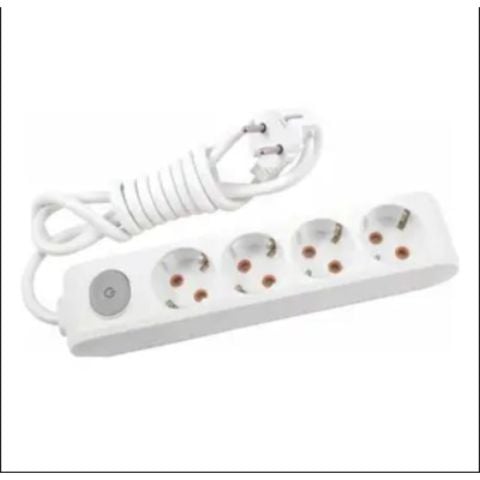 VİKO 4LÜ 5M KABLOLU ÇOCUK KORUMALI ANAHTARLI MULTİ-LET GRUP PRİZ-90117405