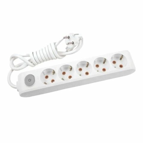 VİKO 90117503 MULTİ-LET BESLİ GRUP PRİZ ANAHTARLİ TOPRAKLİ ÇOCUK KORUMALİ KABLOLU 3 METRE BEYAZ