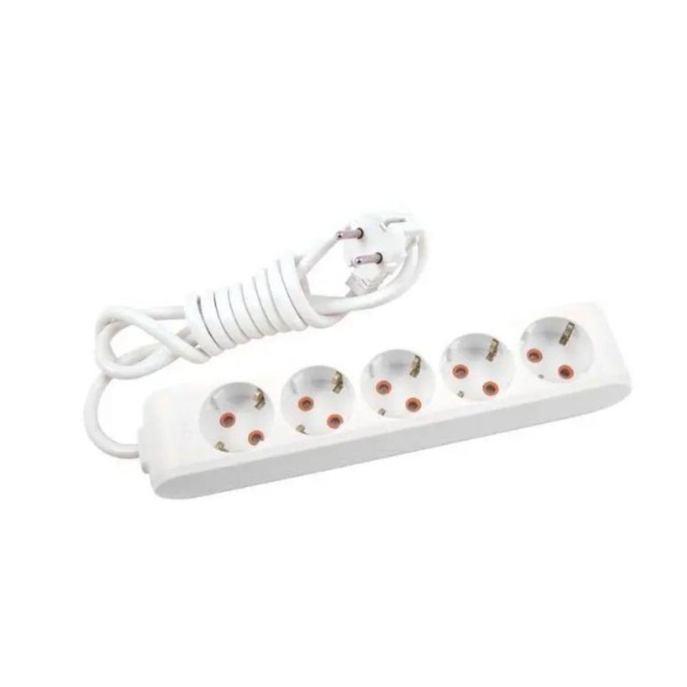 VİKO 90117505 MULTİ-LET 5'Lİ ANAHTARLI TOPRAKLI GRUP PRİZ