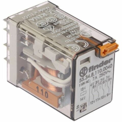 FINDER F.55.34.8.110.0040 GENEL KULLANIMLI 4CO-10A KONT AC 110V