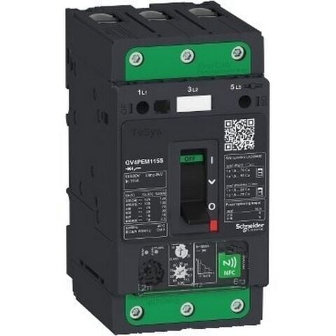 SCHNEIDER GV4PEM02S TESYS GV4 100KA 3P 2A ÇOK FONKSİYONLU DEVRE KESİCİ