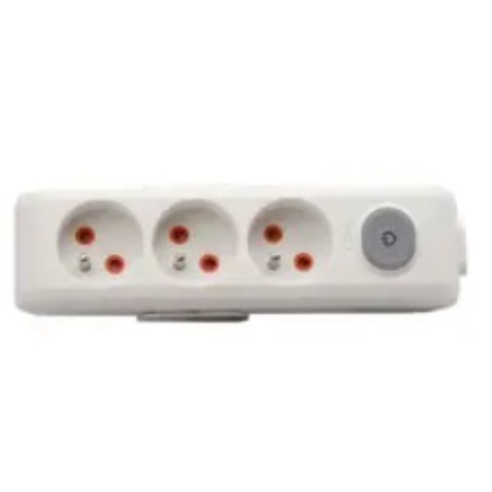 VİKO 3LÜ KLEMENSLİ UPS ÇOCUK KORUMALI ANAHTARLI MULTİ-LET GRUP PRİZ-90119300