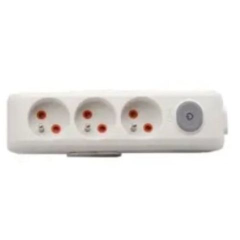 VİKO 3LÜ KLEMENSLİ UPS ÇOCUK KORUMALI ANAHTARLI MULTİ-LET GRUP PRİZ-90119300