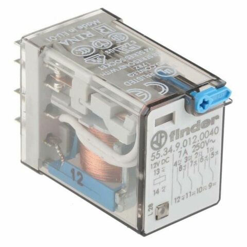 FINDER F.55.34.9.012.0040 GENEL KULLANIM 4CO 10A KONT 12V