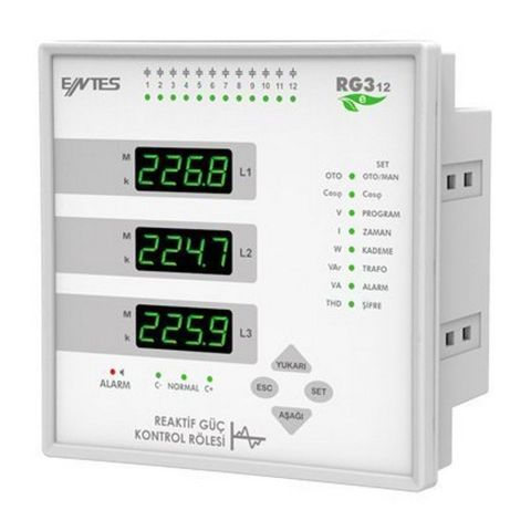 ENTES M3682 RG3-12E REAKTİF GÜÇ KONTROL RÖLESİ