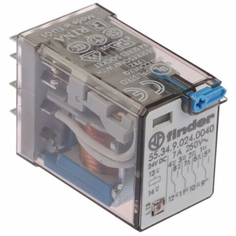 FINDER F.55.34.9.024.0040 GENEL KULL 4 CO-7A KONTAKLI 24 V DC
