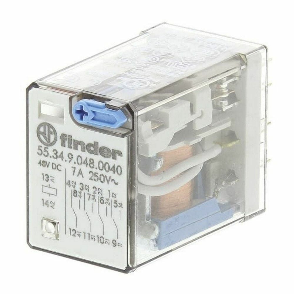 FINDER F.55.34.9.048.0040 GENEL KULLANIMLI 4CO 10A KONT 48 DC
