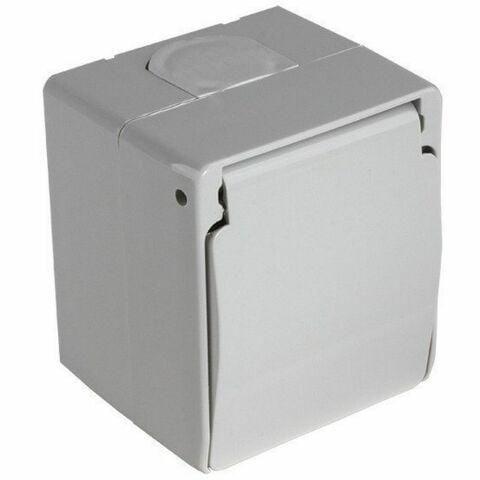 MUTLUSAN NEMLİYER GRİ KAPAKLI TOPRAKLI PRİZ