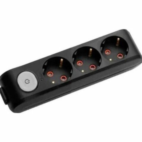 VİKO 90133300 MULTİ-LET ÜÇLÜ GRUP PRİZ TOPRAKLİ KLEMENSLİ ÇOCUK KORUMALİ SİYAH