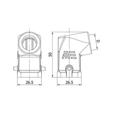 METE ENERJİ 5X10A. ÇOKLU EĞİK FİŞ ARKA GİRİŞLİ 403014