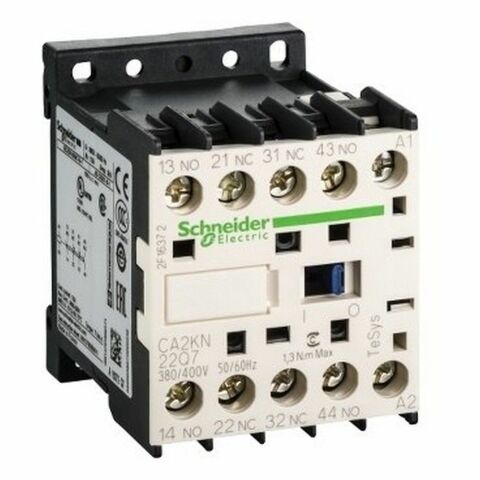 SCHNEIDER CA2KN22Q7 TESYS K 380V AC 2NA+2NK YARDIMCI KONTAKTÖR