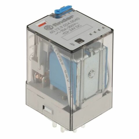 FINDER F.60.12.9.024.0040 GENEL KULLANIMLI 2 CO -10 A KONTAKLI 24 V DC 8 PİN