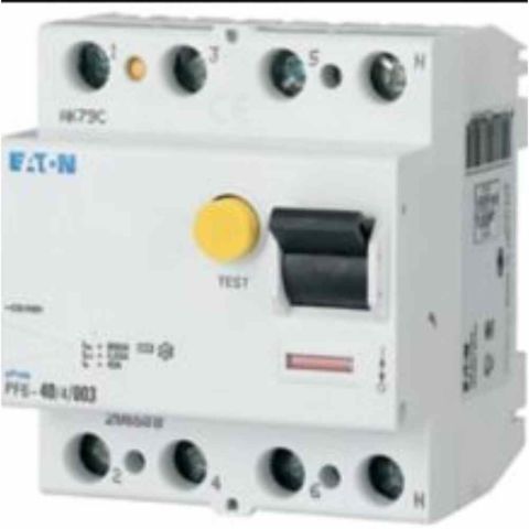 EATON PF6-63/4/003-A ARTIK AKIM DEVRE KESİCİLER (A TİPİ) 4X63A, 6KA, 30MA