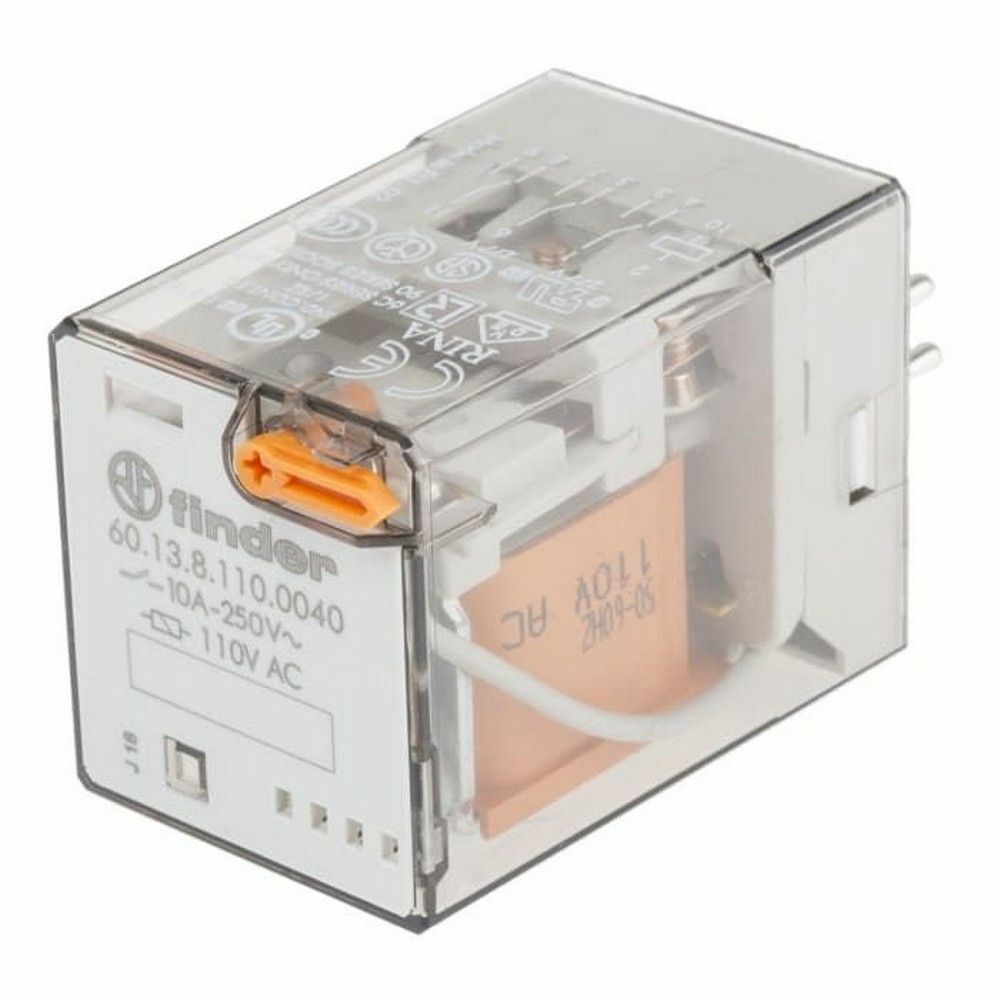 FINDER F.60.13.8.110.0040 GENEL KULLANIMLI 3CO-10A KONTAKLI AC 110V