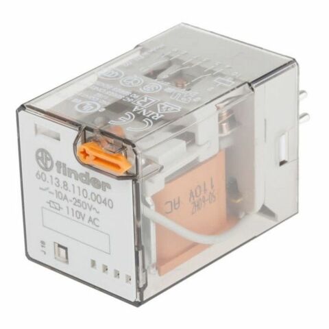 FINDER F.60.13.8.110.0040 GENEL KULLANIMLI 3CO-10A KONTAKLI AC 110V
