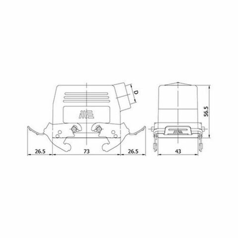 METE ENERJİ 10X16A. ÇOKLU UZATMA PRİZİ METAL MAN.CONTALI 403025S