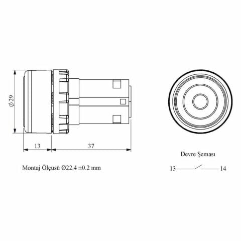 EMAS MB100FY MONOBLOK KALICILI YESIL CAMLI 1NO