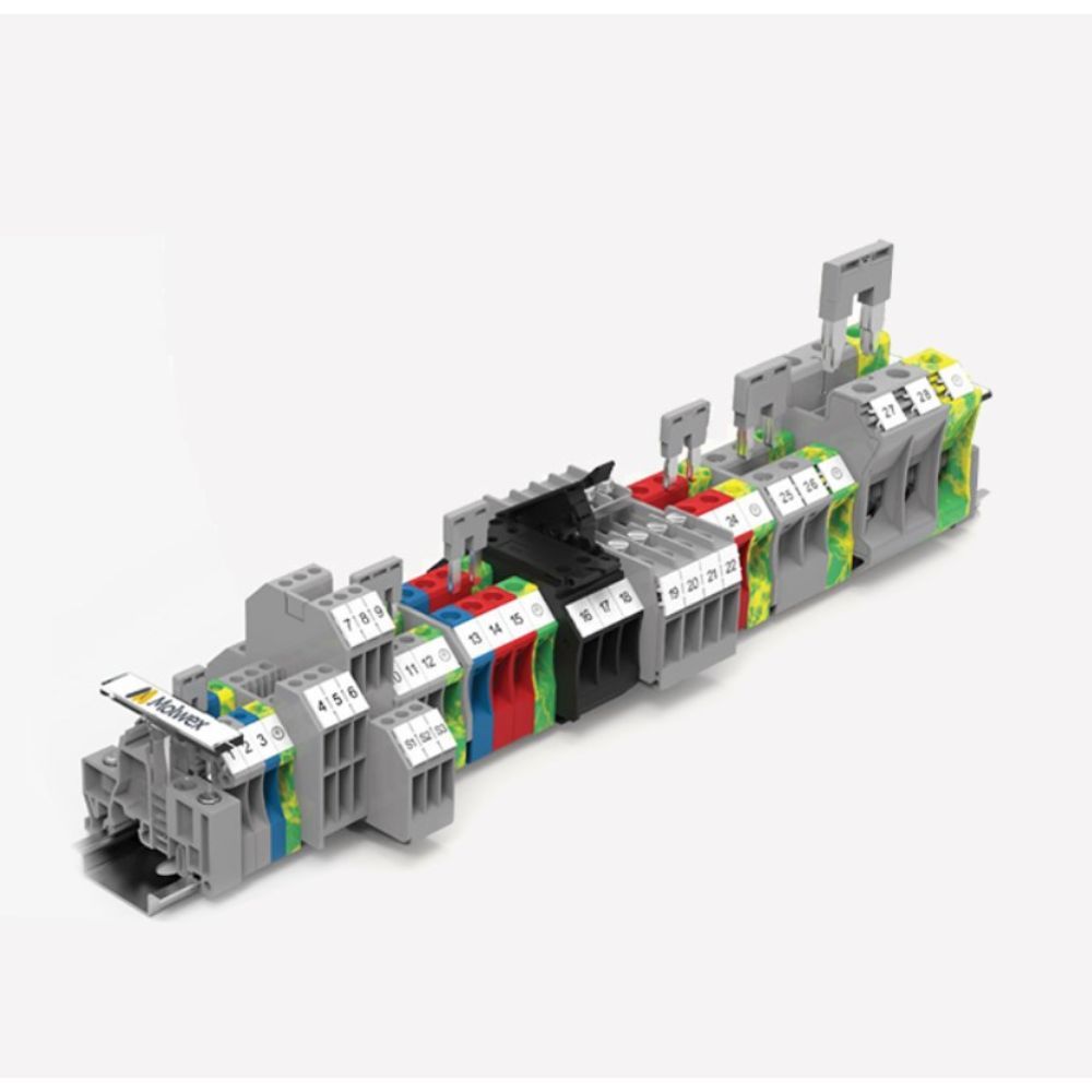 MOLWEX DC4-HE 4MM² SİGORTALI KLEMENS, GRİ MOLWEX 150 100