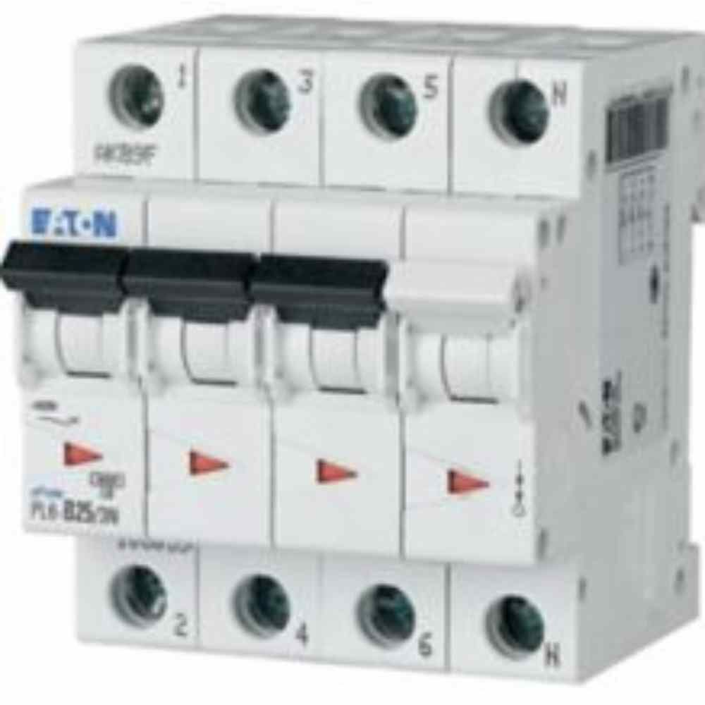 EATON PL6-C25/3N OTOMATİK SİGORTA - 6KA - C EĞRİSİ - 3X25A+N