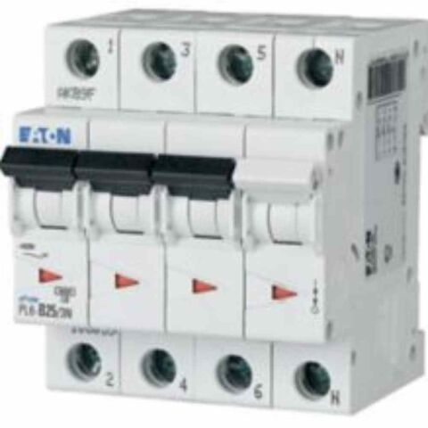 EATON PL6-C25/3N OTOMATİK SİGORTA - 6KA - C EĞRİSİ - 3X25A+N