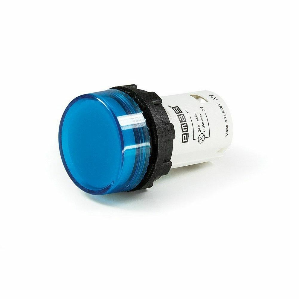 EMAS MBSD024M B SERİSİ MONOBLOK SİNYAL 24V MAVİ