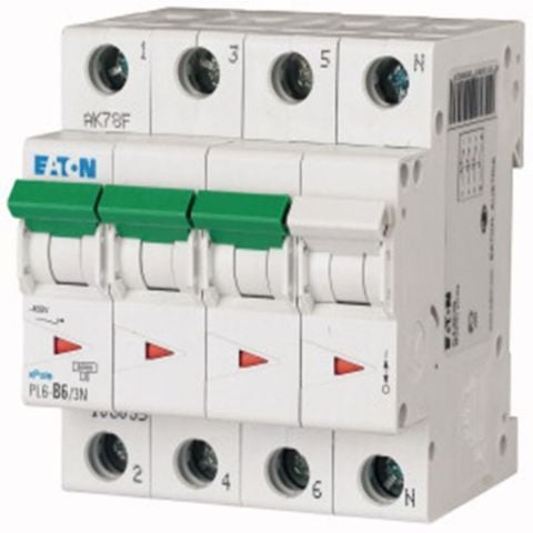 EATON PL6-C50/3N MİNYATÜR DEVRE KESİCİ - 6KA - C EĞRİSİ - 3X50A+N
