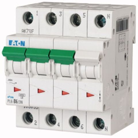 EATON PL6-C50/3N MİNYATÜR DEVRE KESİCİ - 6KA - C EĞRİSİ - 3X50A+N