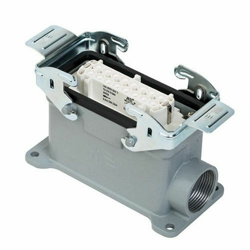 METE ENERJİ 16X16A. ÇOKLU DUVAR PRİZİ  METAL MANDALLI 403036S