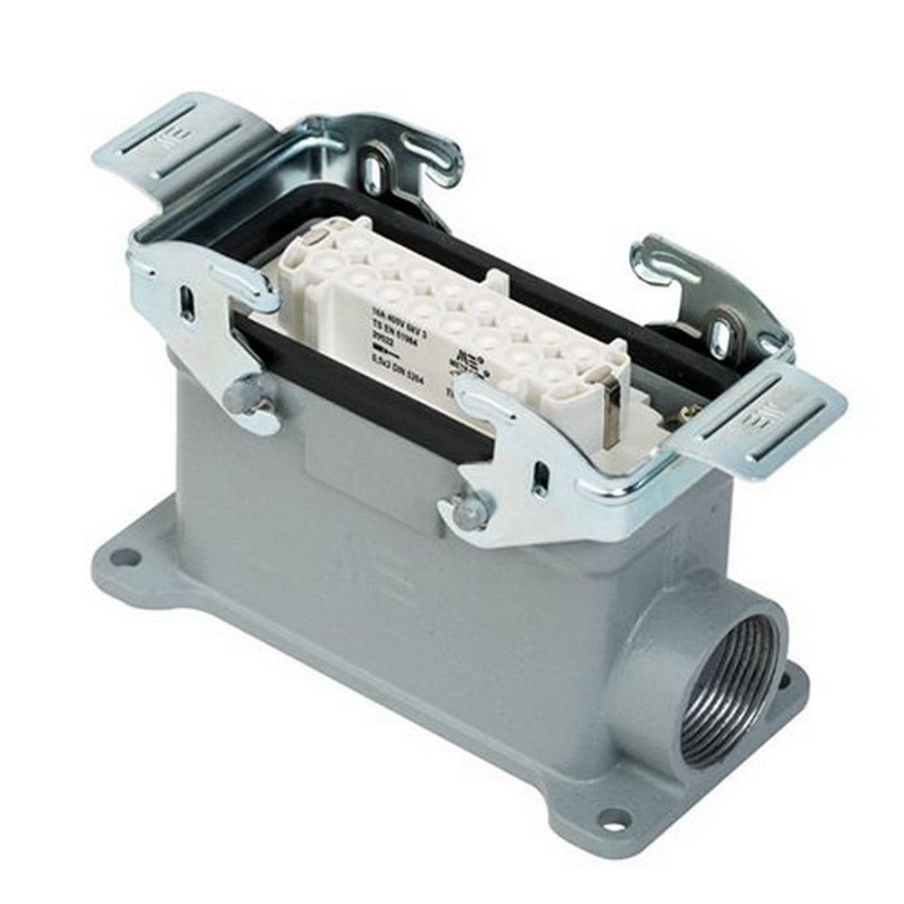 METE ENERJİ 16X16A. ÇOKLU DUVAR PRİZİ  METAL MANDALLI 403036S