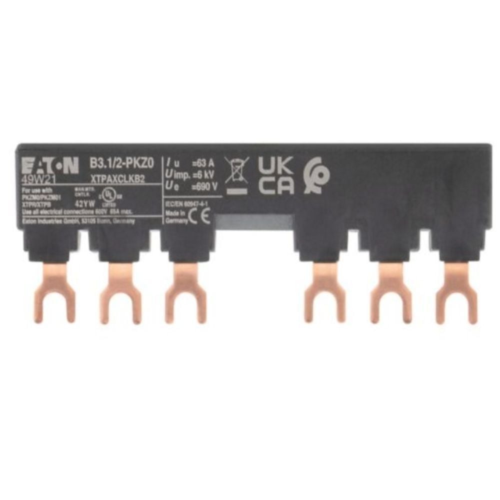 EATON B3.1/2-PKZ0 MOTOR KORUMA ŞALTERİ AKSESUARI: BESLEME BARASI 2'Lİ (PKZM0+YARD.KONTAK İÇİN)