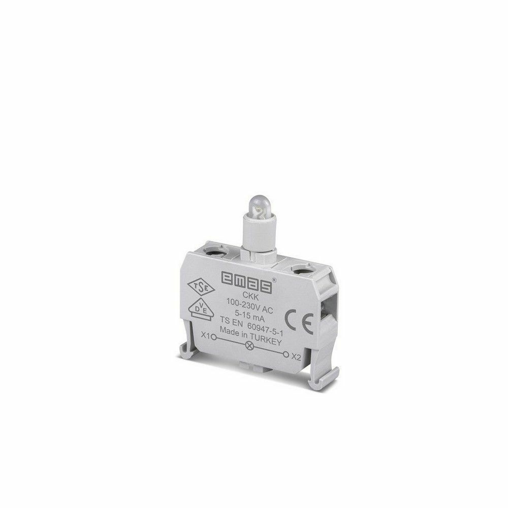 EMAS CKK C SİNYAL KIRMIZI LED'Lİ KUTULUK 100-230 V AC