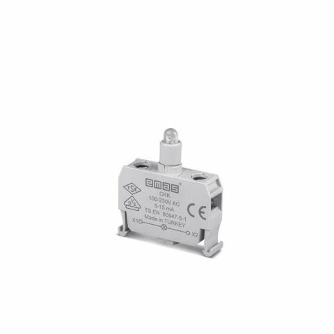 EMAS CKK C SİNYAL KIRMIZI LED'Lİ KUTULUK 100-230 V AC