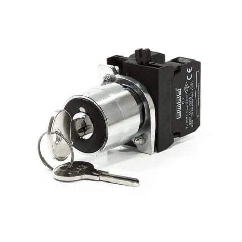 EMAS CM100AA20 C SOMUNLU METAL START ANAHTARLI KALICI(0-1)ANA.ÇIK