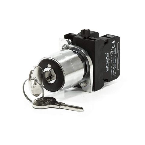 EMAS CM100AA20 C SOMUNLU METAL START ANAHTARLI KALICI(0-1)ANA.ÇIK