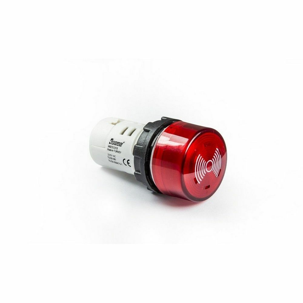 EMAS MBZS220S B SER.M.BLOK BUZZER SİNYALLI 220V IP KORUMASIZ